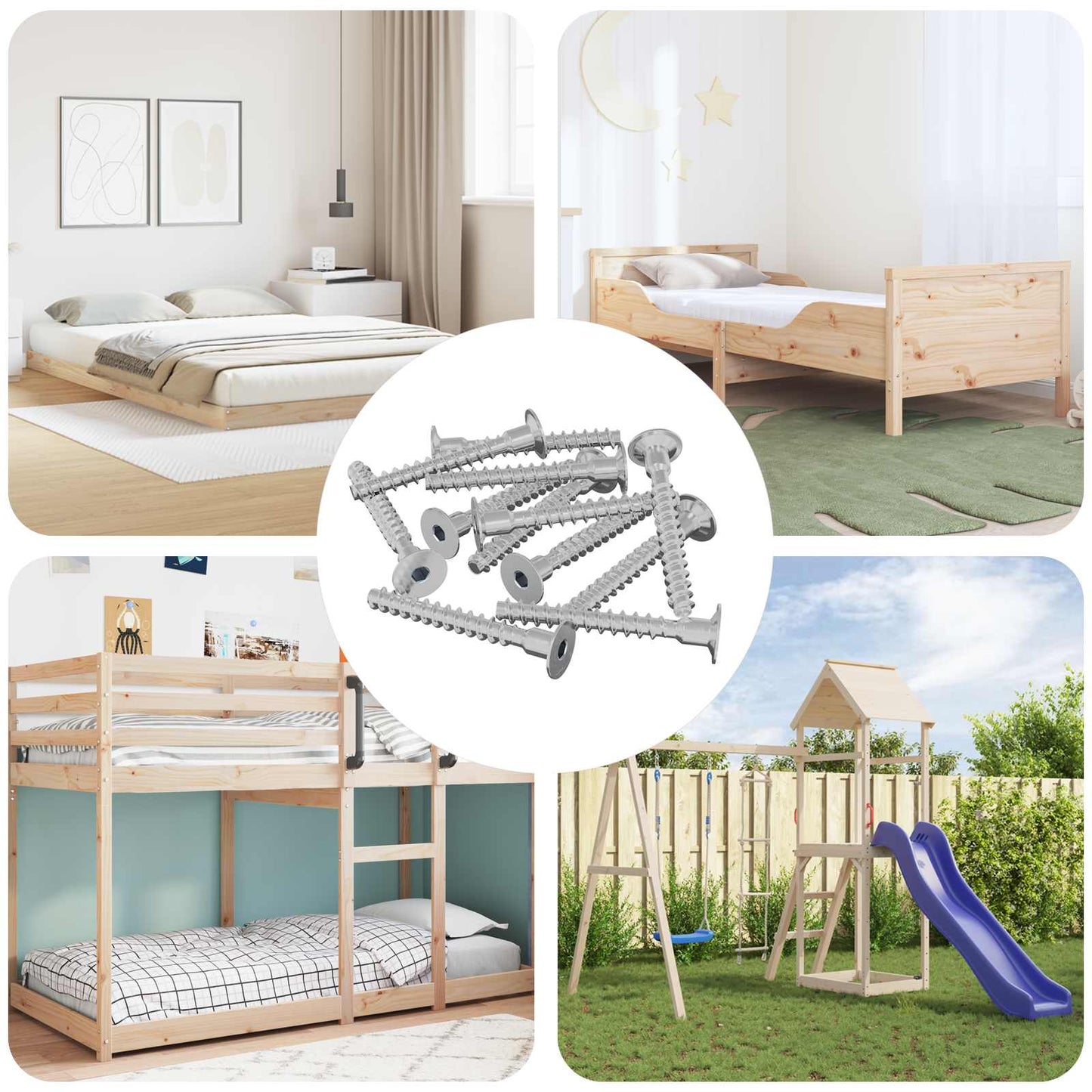 Skrue 5143 pcs Zinkbelagt 5 x 40 mm Jern