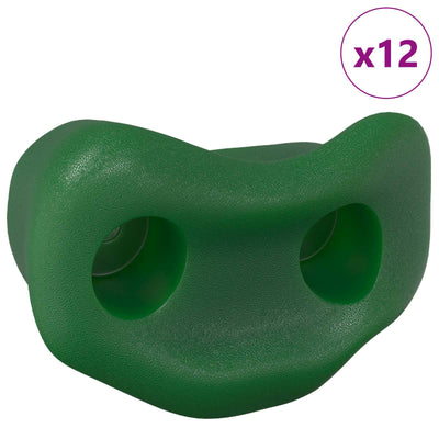 Klatgreb 12 pcs Grøn 100 x 67 x 43 mm PP