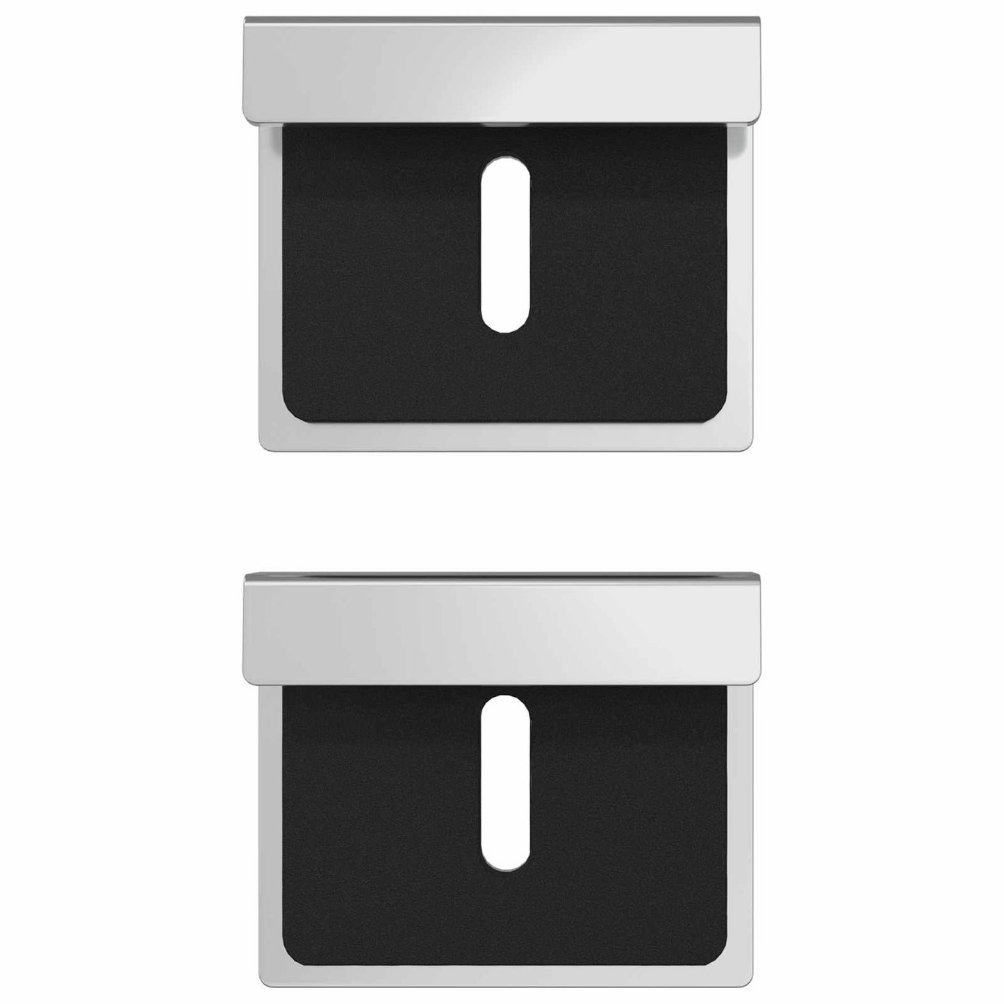 Spejlholdningsbracket 340 pcs Nikkel 35 x 30 x 8,3 mm Stål