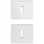 Spejlholdningsbracket 340 pcs Nikkel 35 x 30 x 8,3 mm Stål