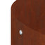 Plante ring 5 stk. Rusten 80 x 80 x 20 cm Cortenstål