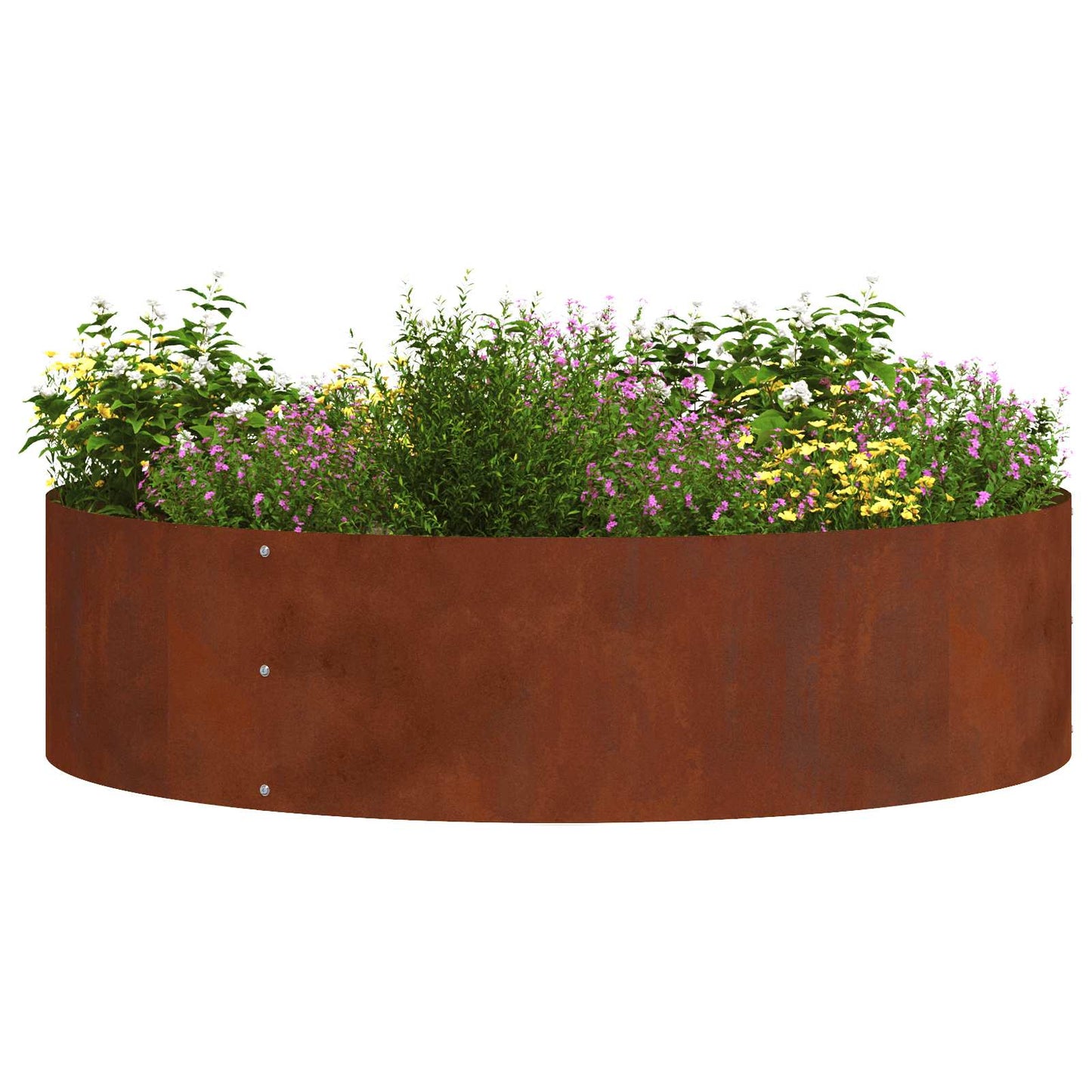 Plante ring 5 stk. Rusten 80 x 80 x 20 cm Cortenstål