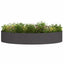 Plante ring 5 stk. Sort 120 x 120 x 20 cm Koldvalset stål