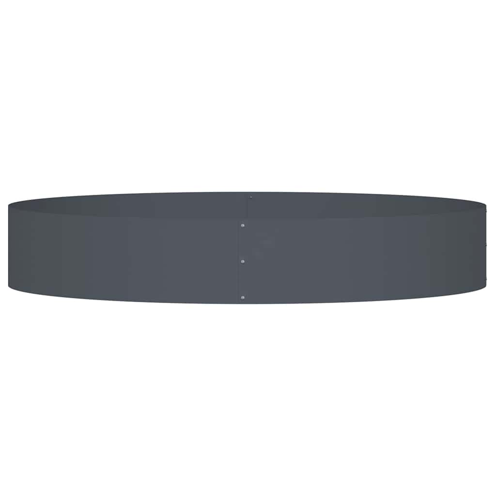 Plante ring Antracit 120 x 120 x 20 cm Koldvalset stål