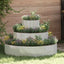 Have Blomsterkrukke Sølv 90 x 90 x 20 cm Galvaniseret stål