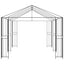 Gazebo Ramme 6 x 3 m Sort Stål