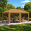 Have Gazebo 6 x 3 m Beige Polyester og Stål 190