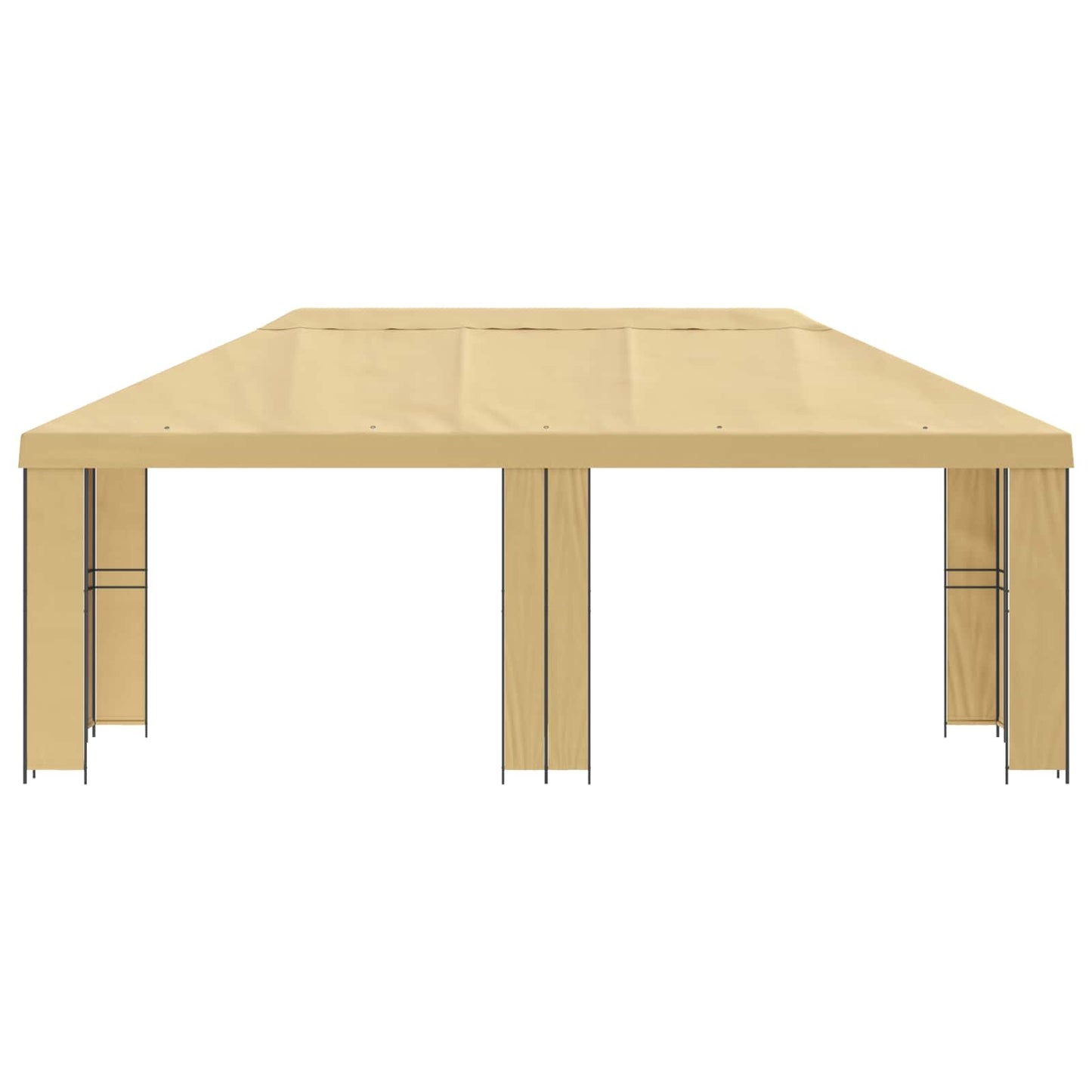 Have Gazebo 6 x 3 m Cremefarvet Polyester og Stål 190