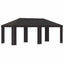 Have Gazebo 6 x 3 m Antracit Polyester og Stål 190