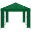 Have Gazebo 6 x 3 m Grøn Polyester og Stål 190