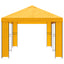 Have Gazebo 6 x 3 m Gul Polyester og Stål 190