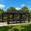 Have Gazebo 6 x 3 m Sort Polyester og Stål 190