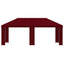 Have Gazebo 6 x 3 m Bordeaux Polyester og Stål 190