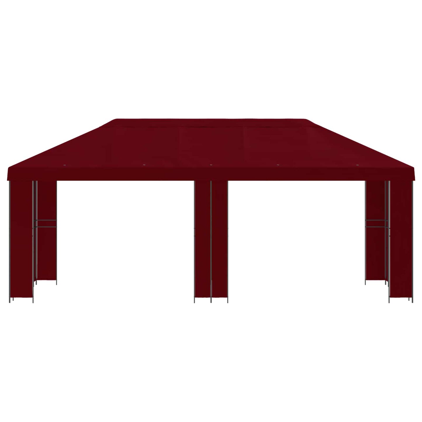 Have Gazebo 6 x 3 m Bordeaux Polyester og Stål 190