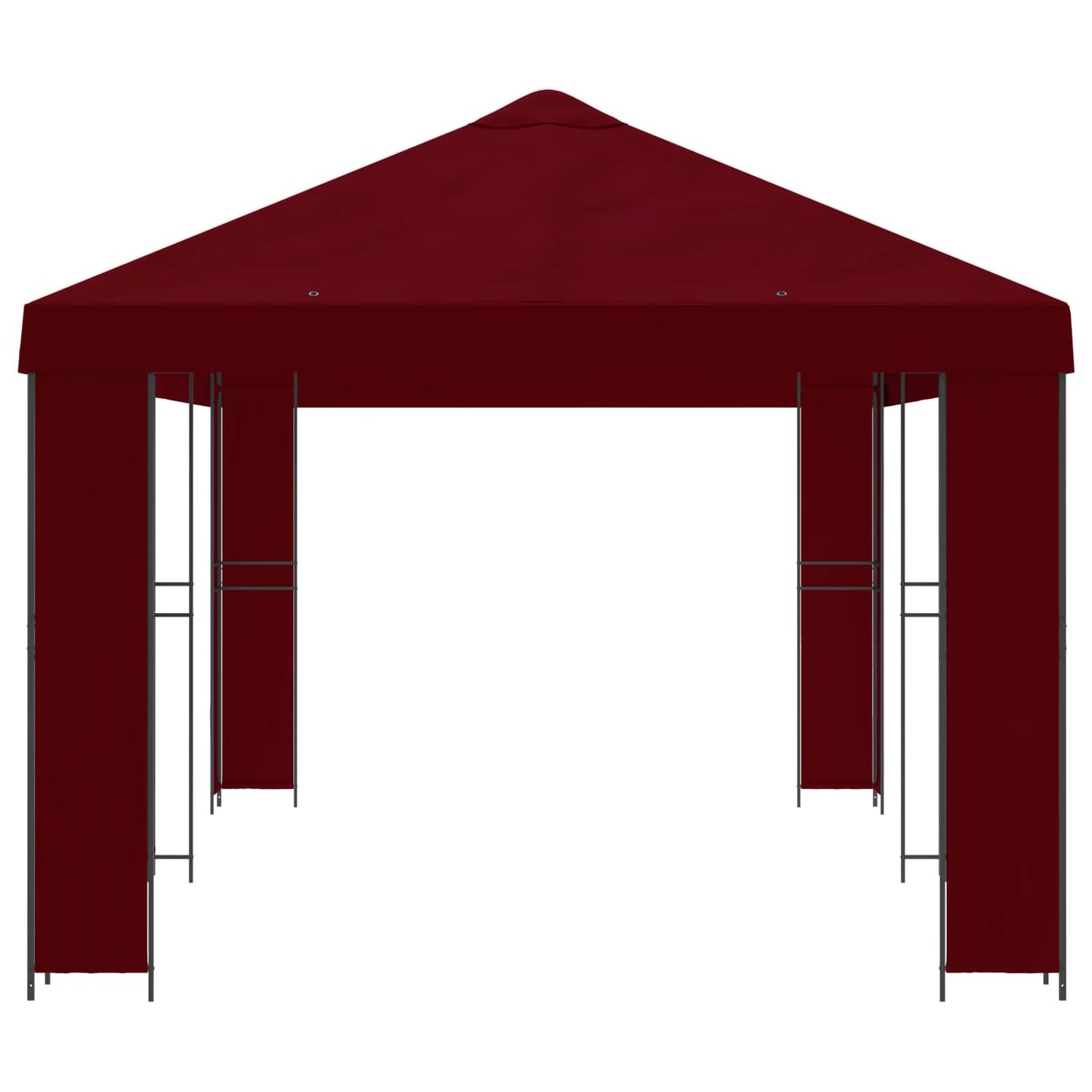 Have Gazebo 6 x 3 m Bordeaux Polyester og Stål 190