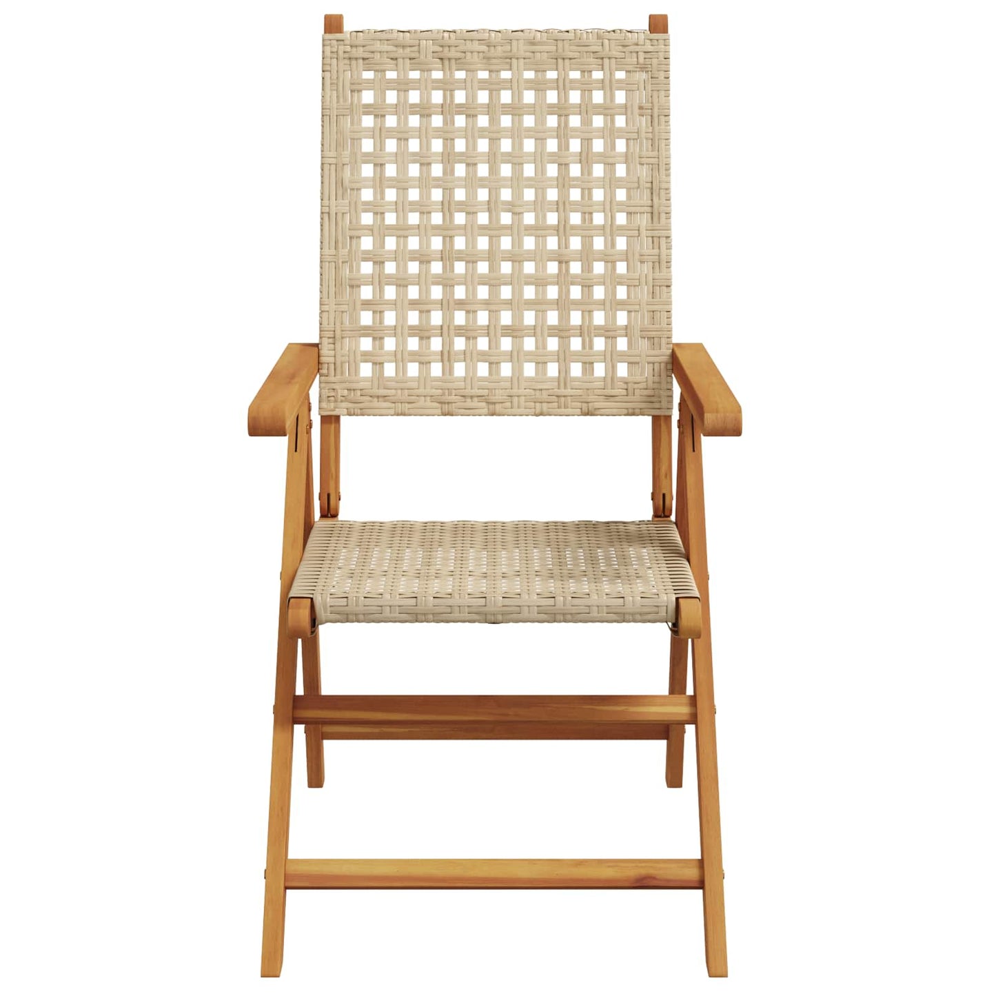 Have Spisebordssæt 7 stk. Beige Massivt Akacietræ