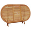 Have Spisebordssæt 7 stk. Sort Massivt Akacietræ