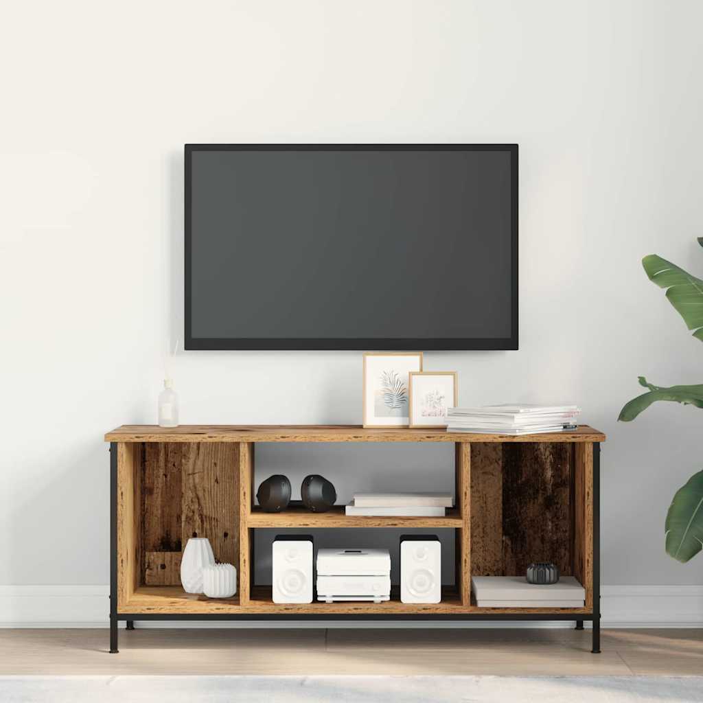 TV-skab Gammelt træ 102 x 35 x 45 cm Konstrueret træ