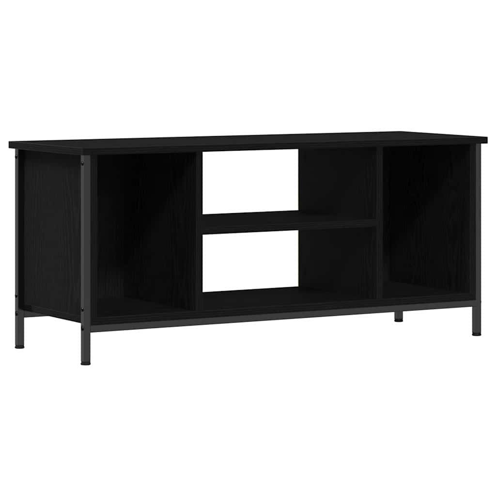 TV-skab Sort eg 102 x 35 x 45 cm Konstrueret træ