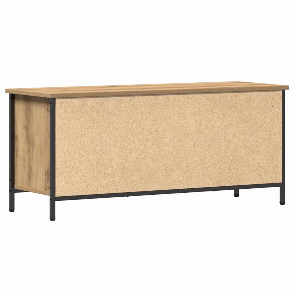 TV-skab Artisan Egetræ 100 x 35 x 45 cm Konstrueret træ