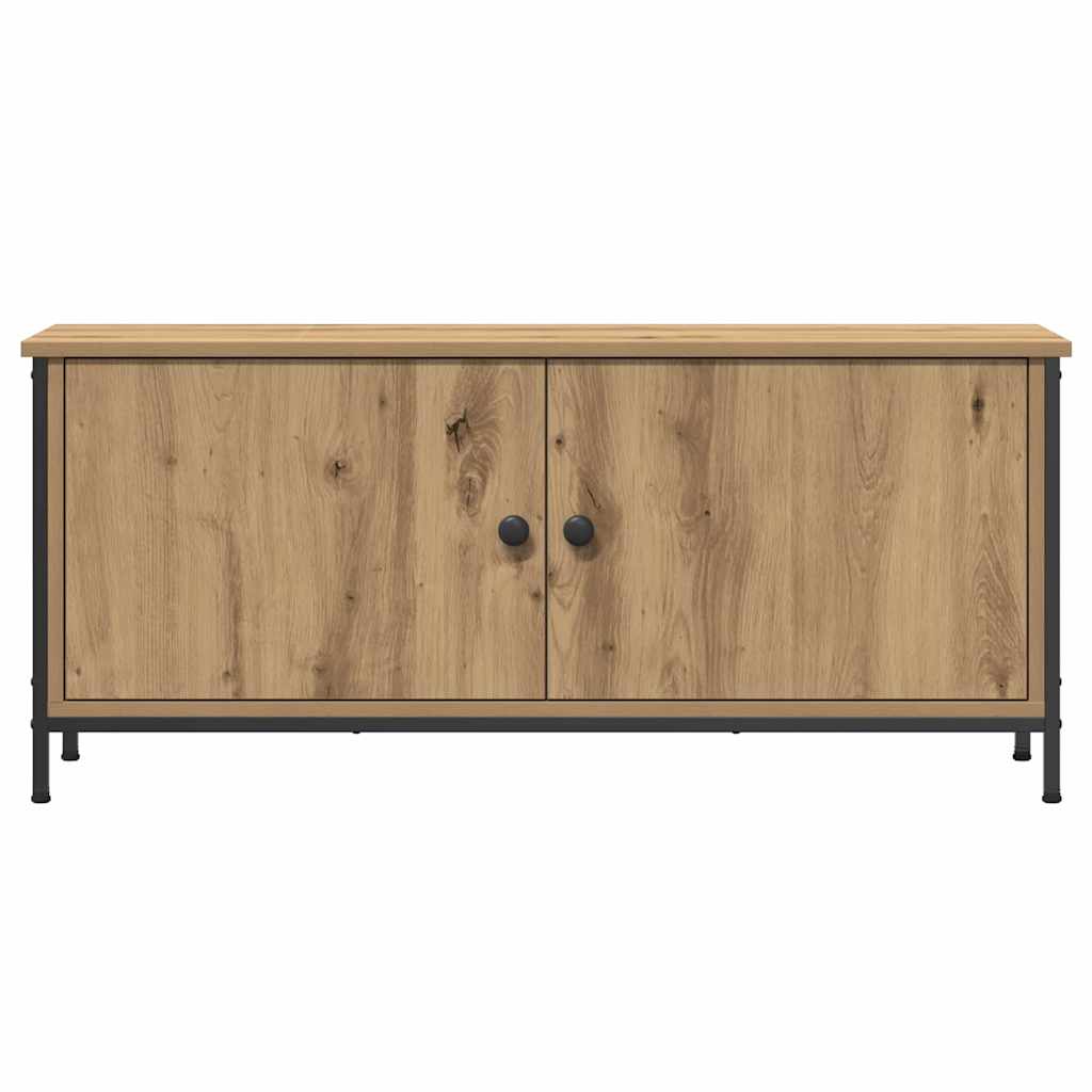 TV-skab Artisan Egetræ 100 x 35 x 45 cm Konstrueret træ