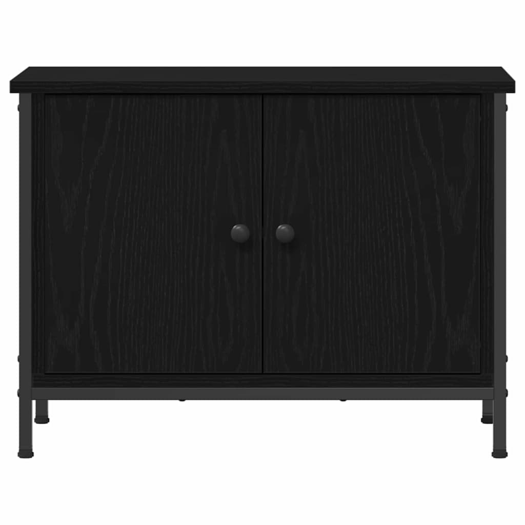 TV-skab Sort eg 60 x 35 x 45 cm Konstrueret træ