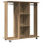 Garderobe med hjul artisan eg 102 x 38 x 110 cm Konstrueret træ