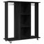 Garderobe med hylde Sort eg 102 x 38 x 110 cm Konstrueret træ