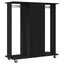 Garderobe med hylde Sort eg 102 x 38 x 110 cm Konstrueret træ