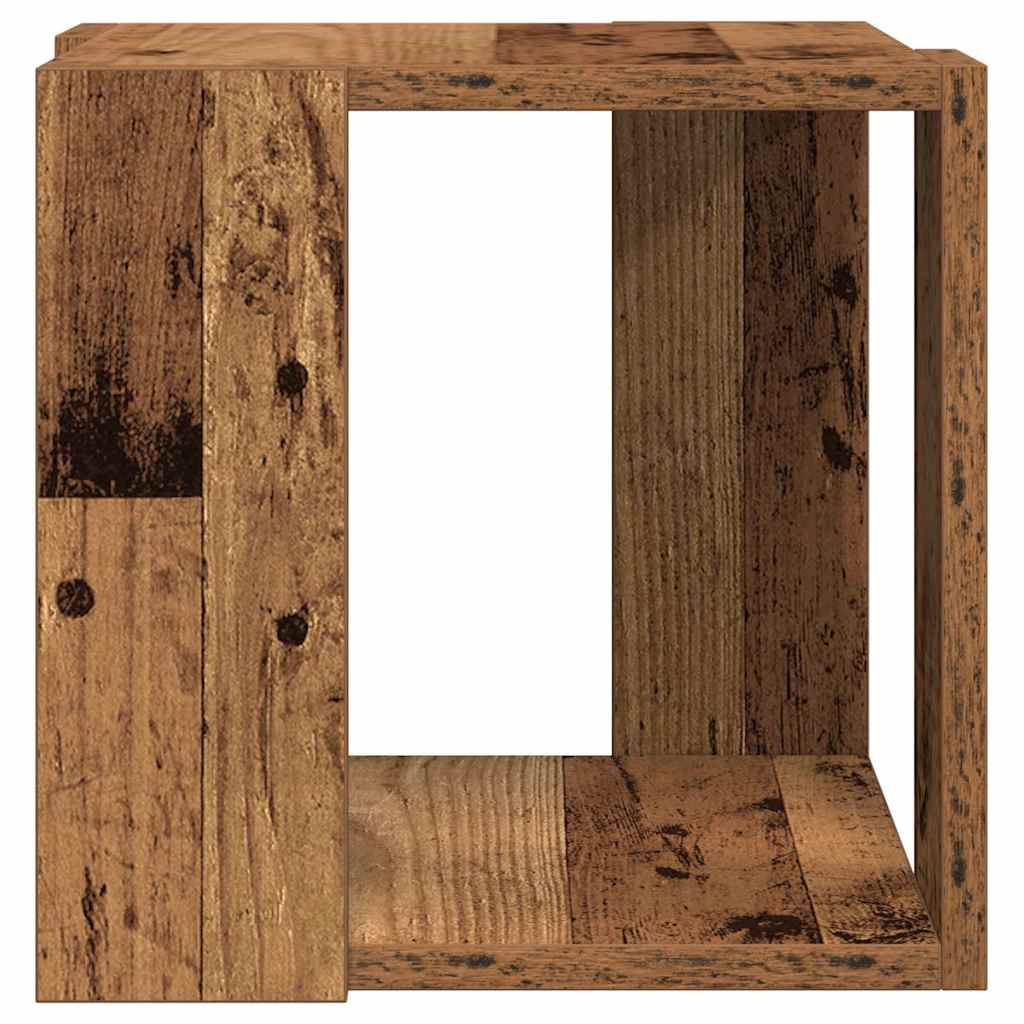 Sofabord Gammelt træ 32 x 32 x 30 cm Konstrueret træ