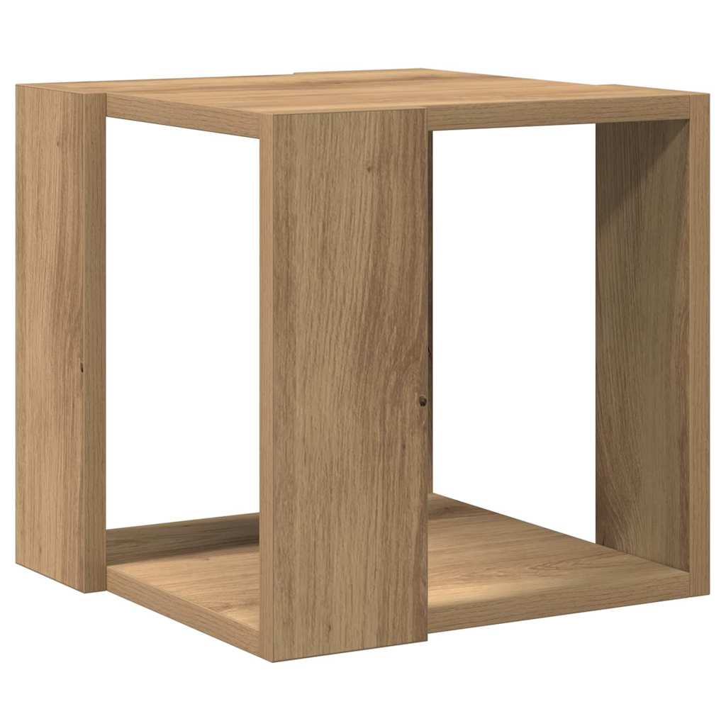 Sofabord Artisan Egetræ 32 x 32 x 30 cm Konstrueret træ
