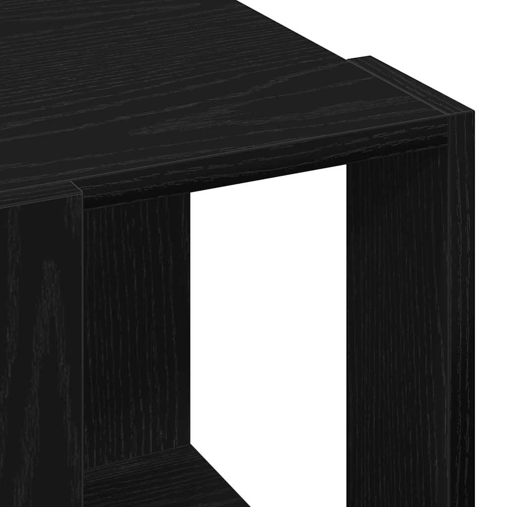 Sofabord Sort eg 32 x 32 x 30 cm Konstrueret træ