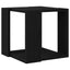 Sofabord Sort eg 32 x 32 x 30 cm Konstrueret træ