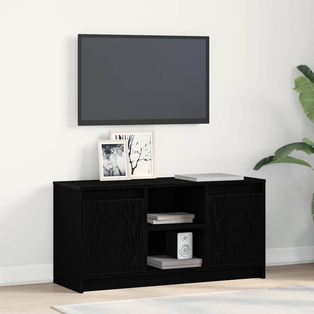 TV Enheder Sort 100 x 34 x 50 cm Konstrueret træ