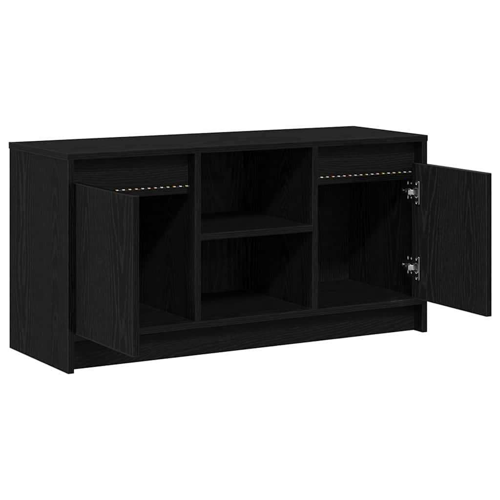 TV Enheder Sort 100 x 34 x 50 cm Konstrueret træ