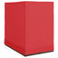 Dobbelt solstol med gardiner Rød 205 x 129 x 200 cm polyrattan