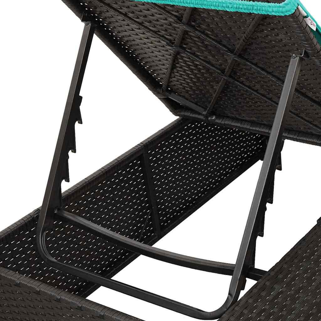 Dobbelt solstol Turkis 205 x 129 x 200 cm polyrattan