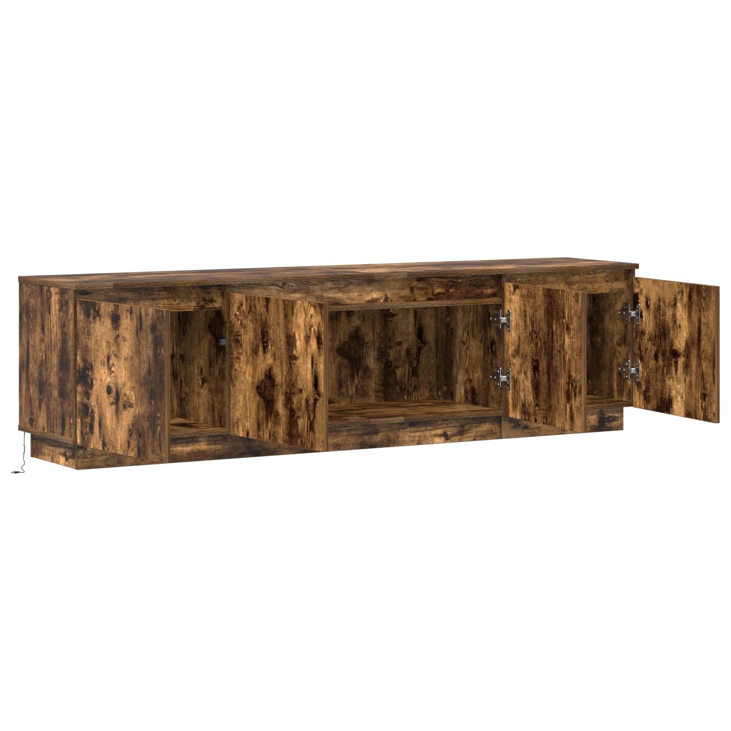 TV-skab Røget eg 180 x 38 x 49 cm Konstrueret træ