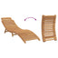 Solstol Brun 198 x 55 x 58,5 cm Massiv Teaktræ