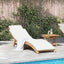 Havemøbel Solseng Brun 198 x 55 x 58,5 cm Massiv Teaktræ
