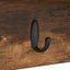 Vægmonteret Jakkeholder Vægmonteret Røget eg 100 x 16 x 26 cm