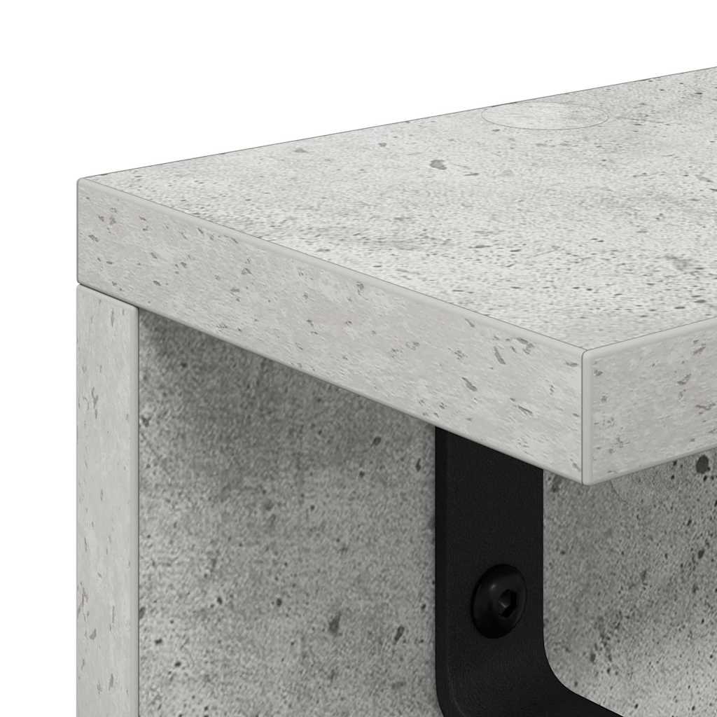 Vægmonteret Jakkeholder Vægmonteret Beton Grå Konstrueret træ