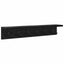 Vægmonteret Jakkeholder Vægmonteret Sort eg 60 x 10,5 x 10,5 cm
