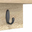 Vægmonteret Jakkeholder Vægmonteret Sonoma eg 40 x 10,5 x 18 cm