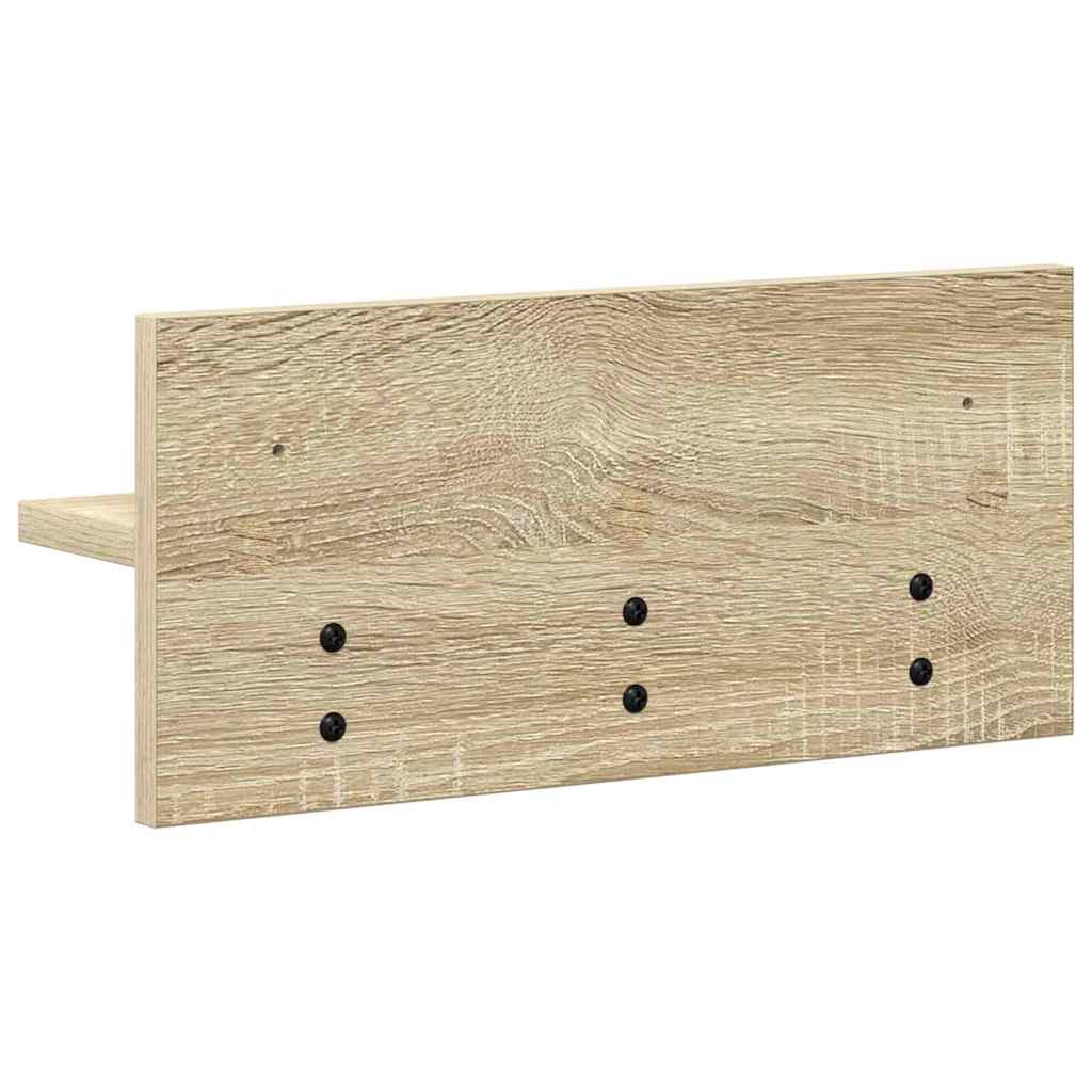 Vægmonteret Jakkeholder Vægmonteret Sonoma eg 40 x 10,5 x 18 cm