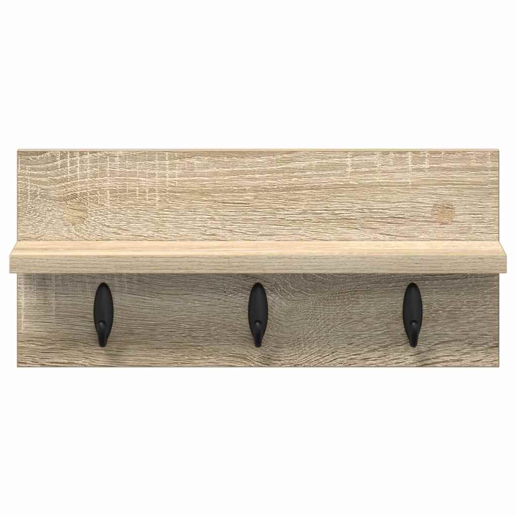 Vægmonteret Jakkeholder Vægmonteret Sonoma eg 40 x 10,5 x 18 cm