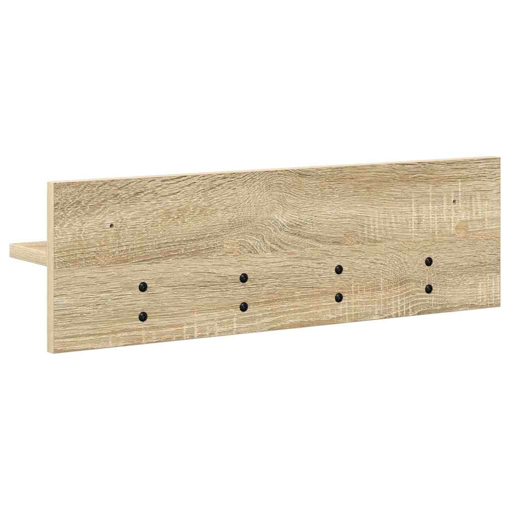 Vægmonteret Jakkeholder Vægmonteret Sonoma eg 60 x 10,5 x 18 cm