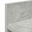 Vægmonteret Jakkeholder Vægmonteret Beton Grå 60 x 10,5 x 18 cm