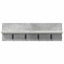 Vægmonteret Jakkeholder Vægmonteret Beton Grå 60 x 10,5 x 18 cm