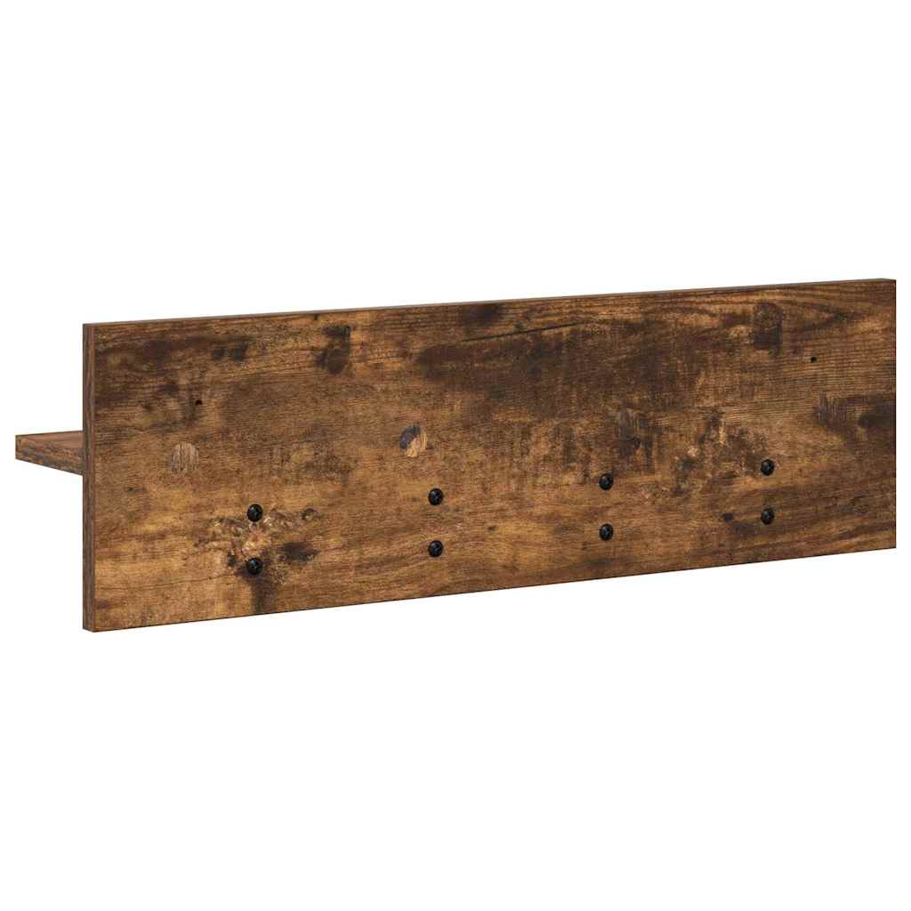 Vægmonteret Jakkeholder Vægmonteret Røget eg 60 x 10,5 x 18 cm